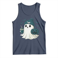Philadelphia Ghost Halloween Tank Top Retro Halloween Costume Philadelphia Fan - Wonder Print Shop