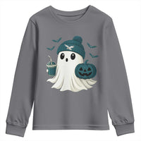 Philadelphia Ghost Halloween Youth Sweatshirt Retro Halloween Costume Philadelphia Fan - Wonder Print Shop