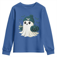 Philadelphia Ghost Halloween Youth Sweatshirt Retro Halloween Costume Philadelphia Fan - Wonder Print Shop