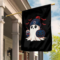 Ghost Halloween Garden Flag Retro Patriots Halloween Costume - Wonder Print Shop
