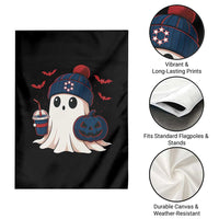 Ghost Halloween Garden Flag Retro Patriots Halloween Costume - Wonder Print Shop