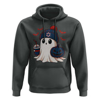 Ghost Halloween Hoodie Retro Patriots Halloween Costume - Wonder Print Shop
