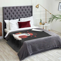 Halloween Chiefs Ghost Throw Blanket Pumpkin Ghost Costume - Wonder Print Shop