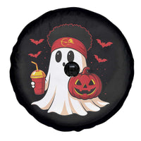 Halloween Chiefs Ghost Spare Tire Cover Pumpkin Ghost Costume - Wonder Print Shop