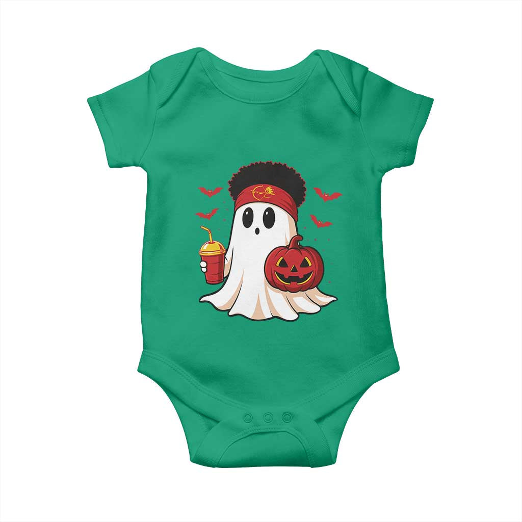 Halloween Chiefs Ghost Baby Onesie Pumpkin Ghost Costume - Wonder Print Shop