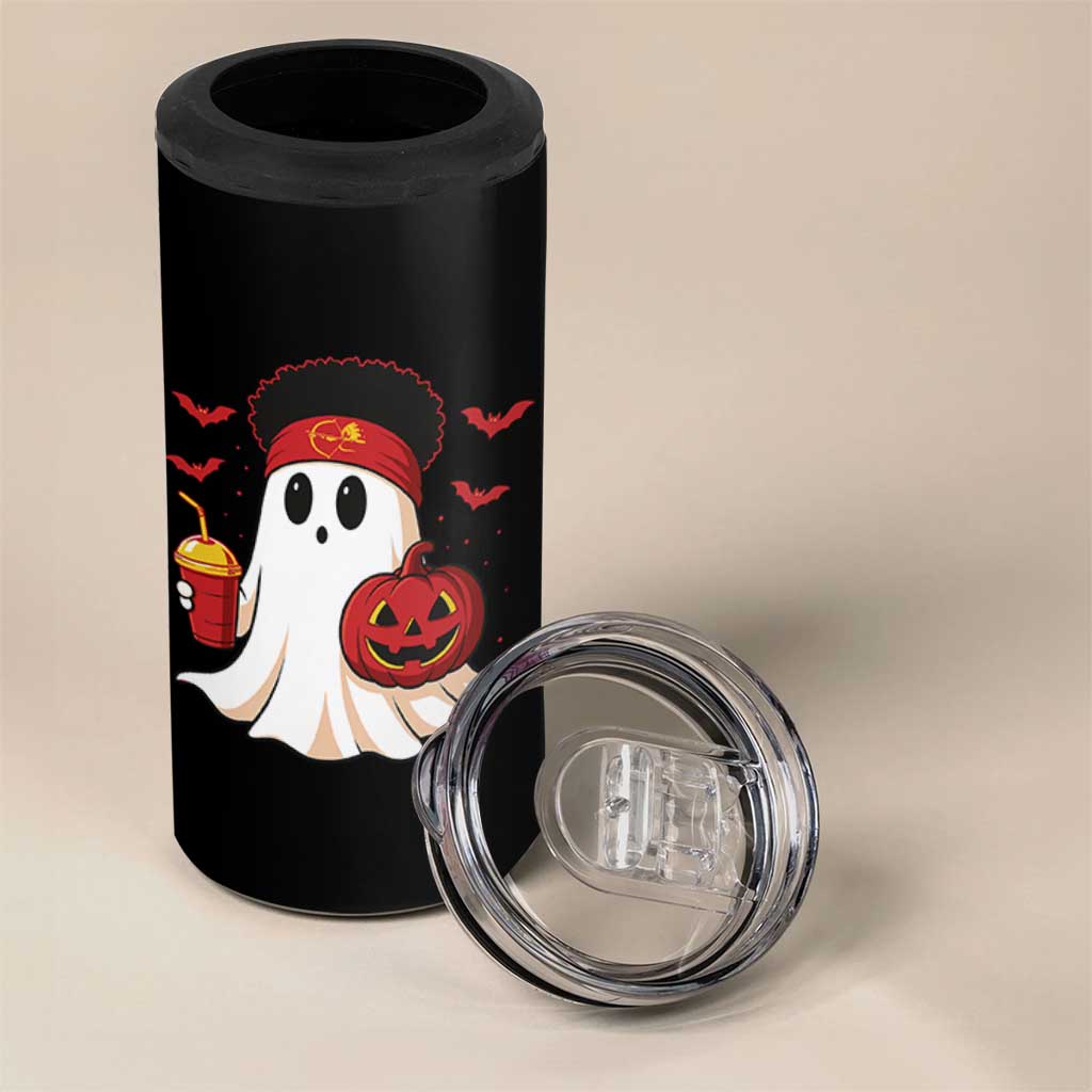 Halloween Chiefs Ghost 4 in 1 Can Cooler Tumbler Pumpkin Ghost Costume - Wonder Print Shop