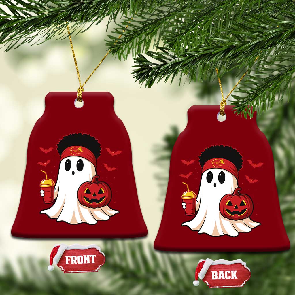 Halloween Chiefs Ghost Ceramic Ornament Pumpkin Ghost Costume - Wonder Print Shop