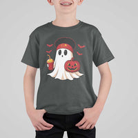 Halloween Chiefs Ghost T Shirt For Kid Pumpkin Ghost Costume - Wonder Print Shop