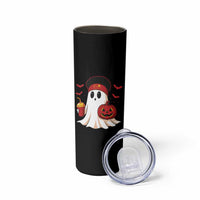 Halloween Chiefs Ghost Skinny Tumbler Pumpkin Ghost Costume - Wonder Print Shop