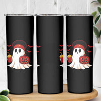 Halloween Chiefs Ghost Skinny Tumbler Pumpkin Ghost Costume - Wonder Print Shop