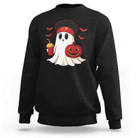 Halloween Chiefs Ghost Sweatshirt Pumpkin Ghost Costume - Wonder Print Shop