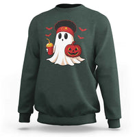 Halloween Chiefs Ghost Sweatshirt Pumpkin Ghost Costume - Wonder Print Shop