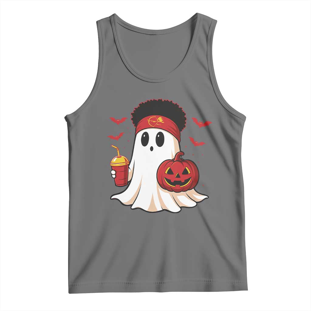 Halloween Chiefs Ghost Tank Top Pumpkin Ghost Costume - Wonder Print Shop