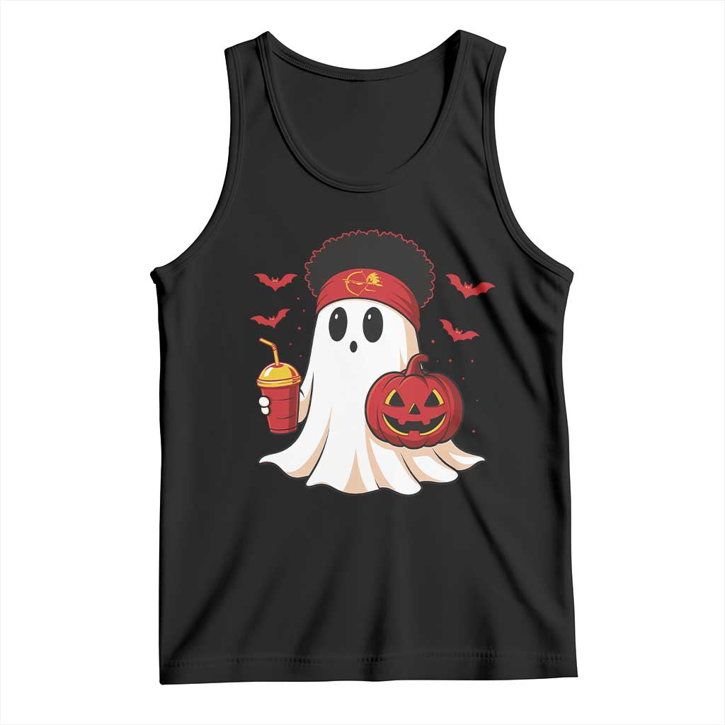Halloween Chiefs Ghost Tank Top Pumpkin Ghost Costume - Wonder Print Shop