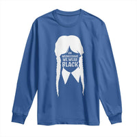 On Wednesdays We Wear Black Long Sleeve Shirt Goth Halloween - Wonder Print Shop