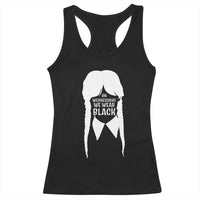On Wednesdays We Wear Black Racerback Tank Top Goth Halloween - Wonder Print Shop