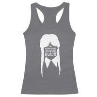 On Wednesdays We Wear Black Racerback Tank Top Goth Halloween - Wonder Print Shop