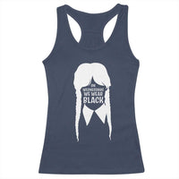 On Wednesdays We Wear Black Racerback Tank Top Goth Halloween - Wonder Print Shop