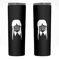On Wednesdays We Wear Black Skinny Tumbler Goth Halloween - Wonder Print Shop