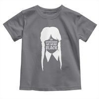 On Wednesdays We Wear Black Toddler T Shirt Goth Halloween - Wonder Print Shop