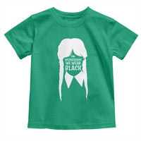 On Wednesdays We Wear Black Toddler T Shirt Goth Halloween - Wonder Print Shop