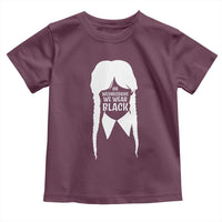 On Wednesdays We Wear Black Toddler T Shirt Goth Halloween - Wonder Print Shop