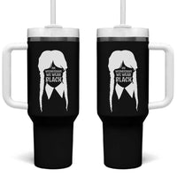 On Wednesdays We Wear Black Tumbler With Handle Goth Halloween - Wonder Print Shop