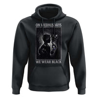 On Wednesdays We Wear Black Hoodie Tarot Card Goth Halloween - Wonder Print Shop