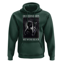 On Wednesdays We Wear Black Hoodie Tarot Card Goth Halloween - Wonder Print Shop