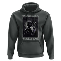 On Wednesdays We Wear Black Hoodie Tarot Card Goth Halloween - Wonder Print Shop