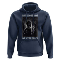 On Wednesdays We Wear Black Hoodie Tarot Card Goth Halloween - Wonder Print Shop