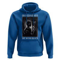 On Wednesdays We Wear Black Hoodie Tarot Card Goth Halloween - Wonder Print Shop