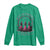 In October We Wear Pink Witches Long Sleeve Shirt Spooky Breast Cancer Witch Halloween Pink Ribbon - Wonder Print Shop