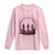 In October We Wear Pink Witches Long Sleeve Shirt Spooky Breast Cancer Witch Halloween Pink Ribbon - Wonder Print Shop