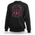 In October We Wear Pink Witches Sweatshirt Spooky Breast Cancer Witch Halloween Pink Ribbon - Wonder Print Shop