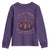 In October We Wear Pink Witches Youth Sweatshirt Spooky Breast Cancer Witch Halloween Pink Ribbon - Wonder Print Shop