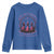 In October We Wear Pink Witches Youth Sweatshirt Spooky Breast Cancer Witch Halloween Pink Ribbon - Wonder Print Shop