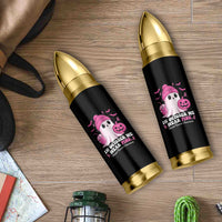 In October We Wear Pink Ghost Bullet Tumbler Halloween Breast Cancer Pink Ribbon Pumpkin - Wonder Print Shop