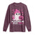 In October We Wear Pink Ghost Long Sleeve Shirt Halloween Breast Cancer Pink Ribbon Pumpkin - Wonder Print Shop