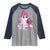In October We Wear Pink Ghost Raglan Shirt Halloween Breast Cancer Pink Ribbon Pumpkin - Wonder Print Shop