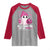 In October We Wear Pink Ghost Raglan Shirt Halloween Breast Cancer Pink Ribbon Pumpkin - Wonder Print Shop