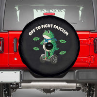 Portland Frog Spare Tire Cover Off to Fight Fascism Inflatable Costume Protest - Wonder Print Shop