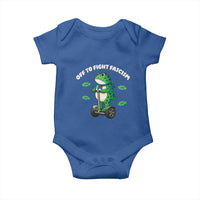 Portland Frog Baby Onesie Off to Fight Fascism Inflatable Costume Protest - Wonder Print Shop