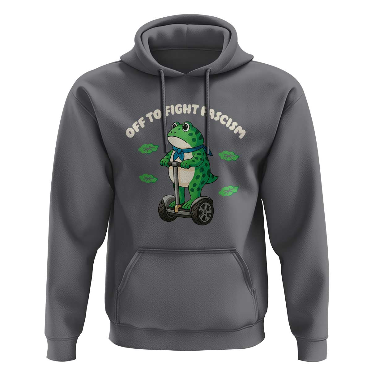 Portland Frog Hoodie Off to Fight Fascism Inflatable Costume Protest - Wonder Print Shop