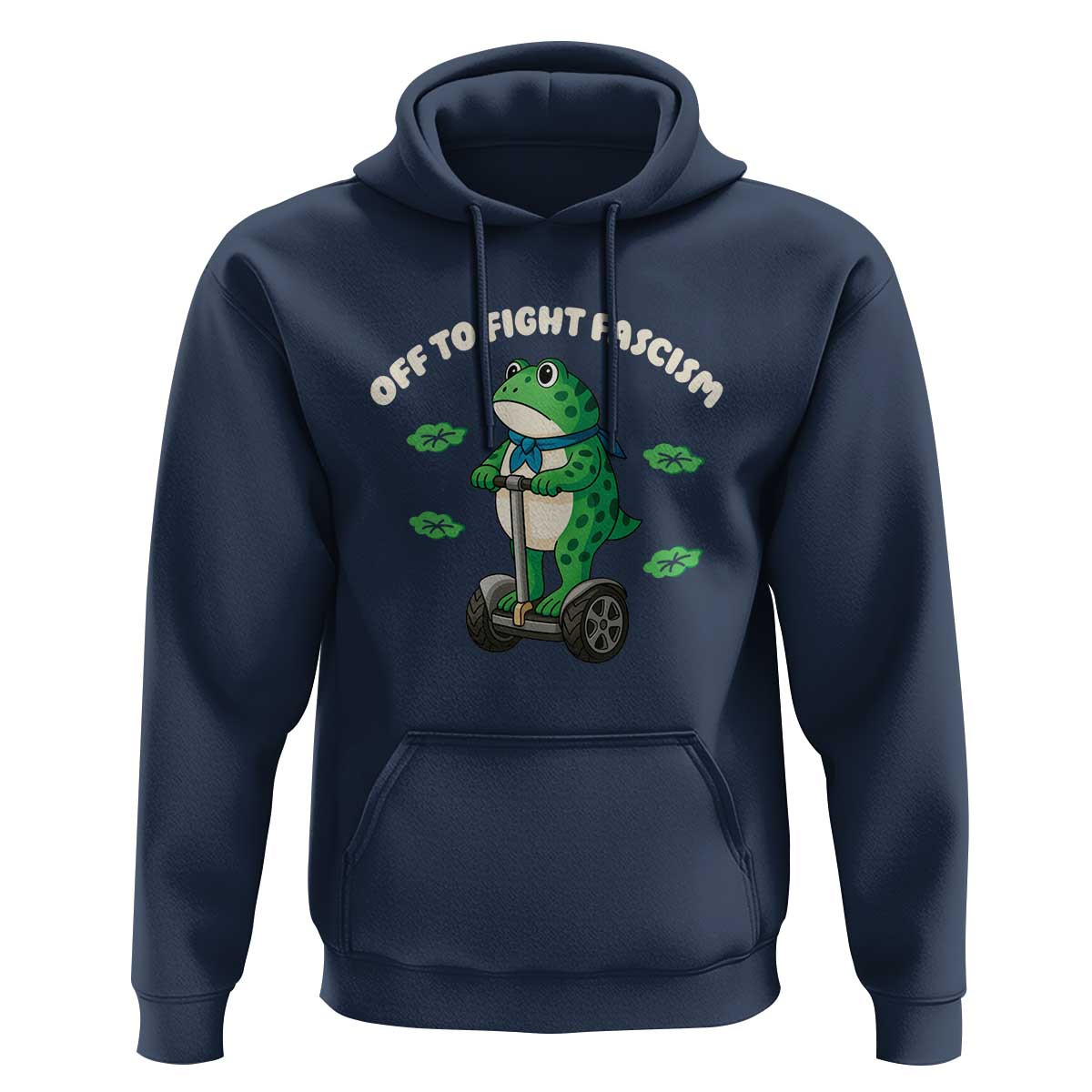 Portland Frog Hoodie Off to Fight Fascism Inflatable Costume Protest - Wonder Print Shop