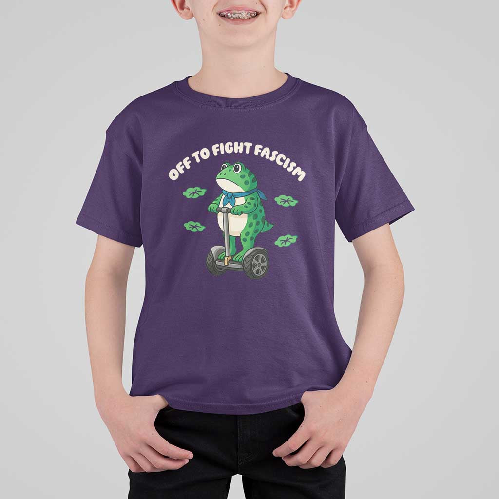 Portland Frog T Shirt For Kid Off to Fight Fascism Inflatable Costume Protest - Wonder Print Shop