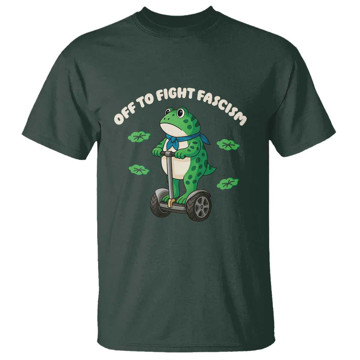 Portland Frog T Shirt Off to Fight Fascism Inflatable Costume Protest - Wonder Print Shop