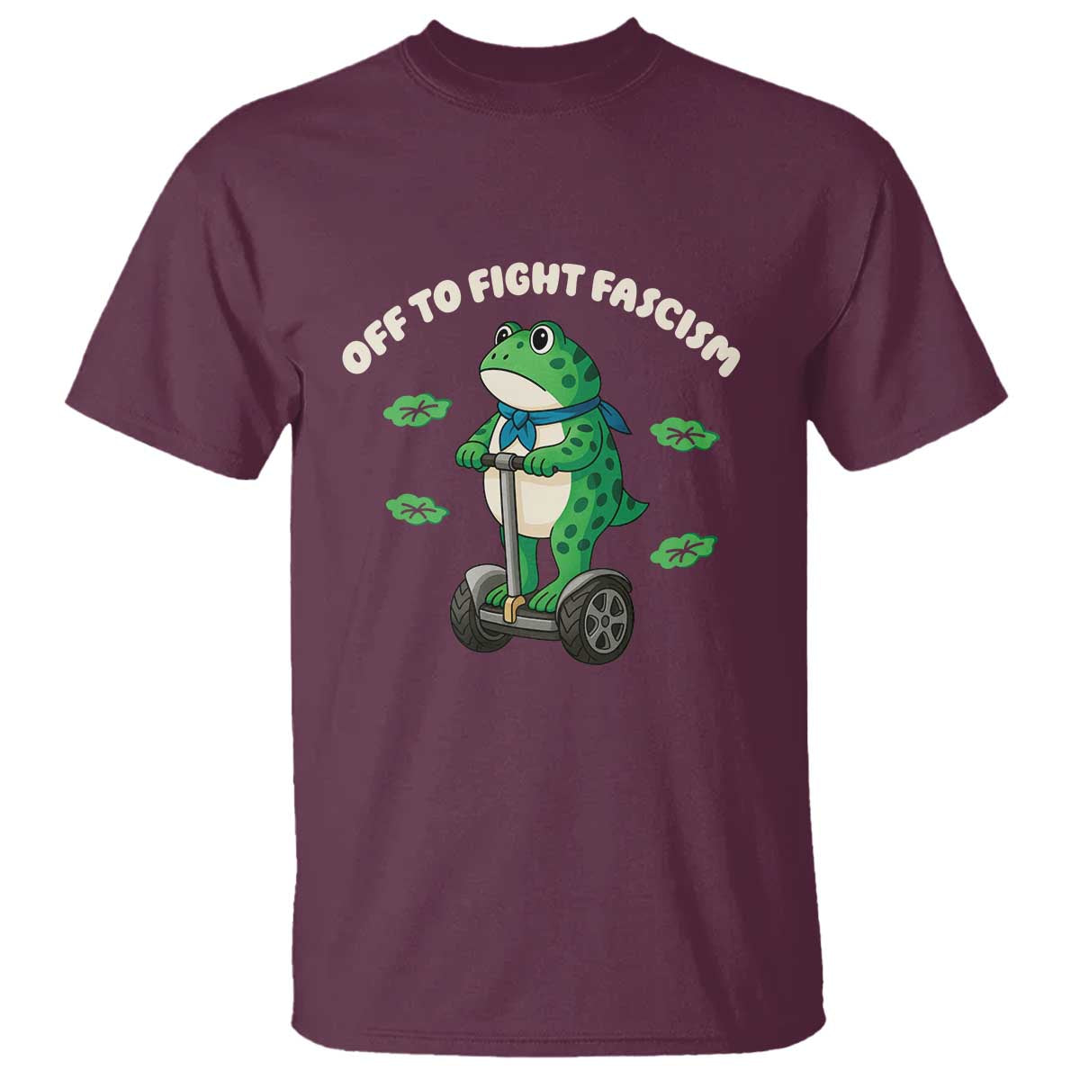 Portland Frog T Shirt Off to Fight Fascism Inflatable Costume Protest - Wonder Print Shop