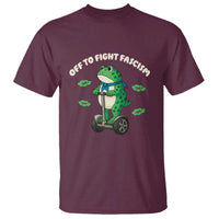 Portland Frog T Shirt Off to Fight Fascism Inflatable Costume Protest - Wonder Print Shop