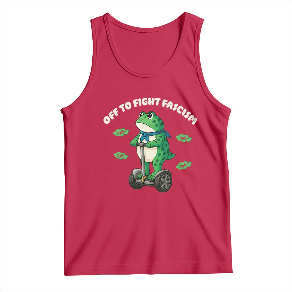 Portland Frog Tank Top Off to Fight Fascism Inflatable Costume Protest - Wonder Print Shop